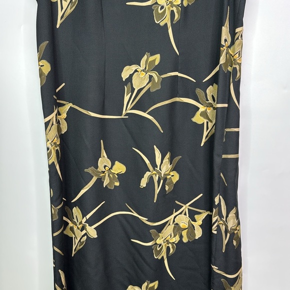Tommy Bahama Iris Of My Eye Long Black Silk Dress Size Large NWT - Picture 3 of 10